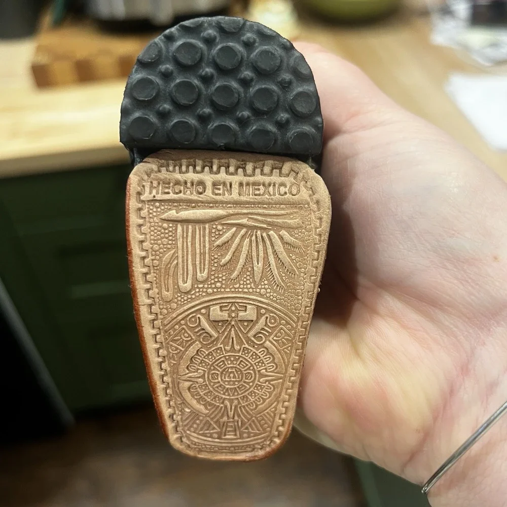 Unique Leather Boot Shot Glasses, Set Of 2, San‎ Antonio, Texas - Made In Mexico